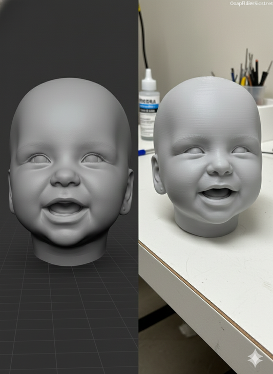 Custom Digital Sculpt & 3D Printed Model